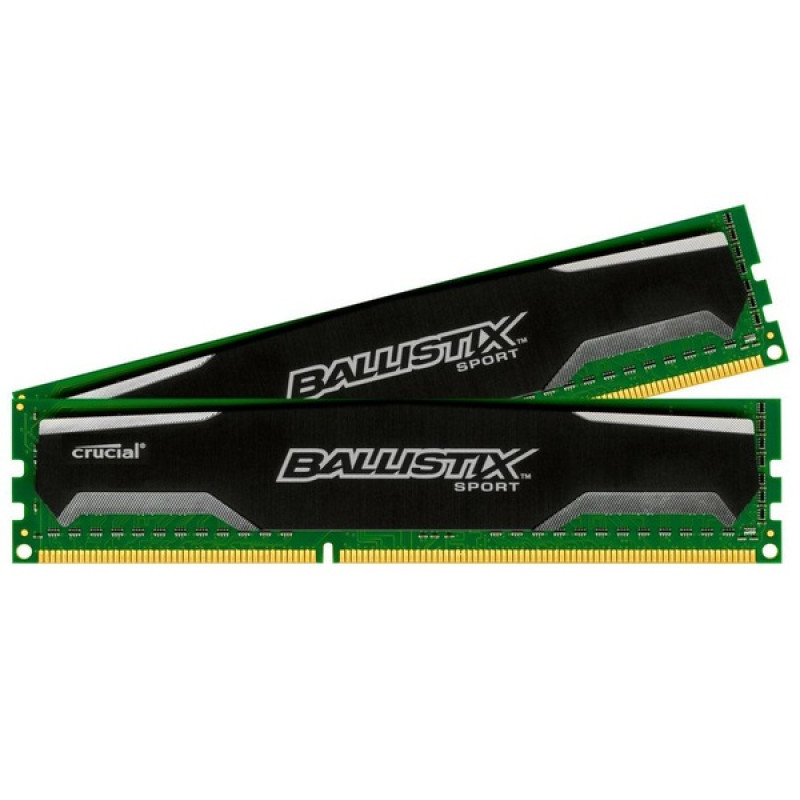 Пам'ять для настільних комп'ютерів Crucial 16 GB (2x8GB) DDR3 Ballistix Sport