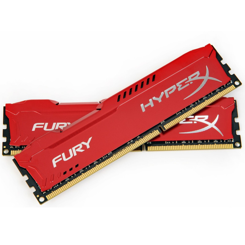 Пам'ять для настільних комп'ютерів 8 GB (2x4GB) DDR3 Kingston HyperX Fury Пам'ять для настільних комп'ютерів 8 GB (2x4GB) DDR3 Kingston HyperX Fury