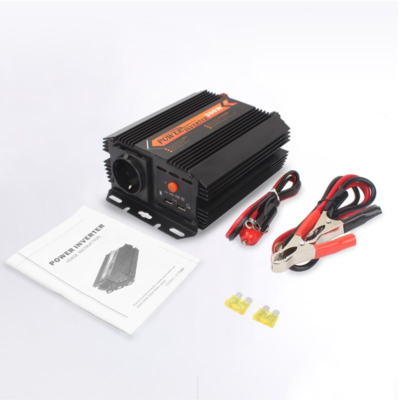 ІНВЕРТОР ПЕРЕТВОРЮВАЧ НАПРУГИ 12V 300W POWER INVERTER T8093U З МОДИФІКОВАНОЮ СИНУСОЇДОЮ ІНВЕРТОР ПЕРЕТВОРЮВАЧ НАПРУГИ 12V 300W POWER INVERTER T8093U З МОДИФІКОВАНОЮ СИНУСОЇДОЮ