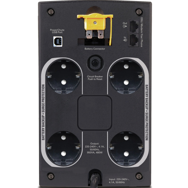 Лінійно-інтерактивний ДБЖ APC Back-UPS 950 950VA 480W