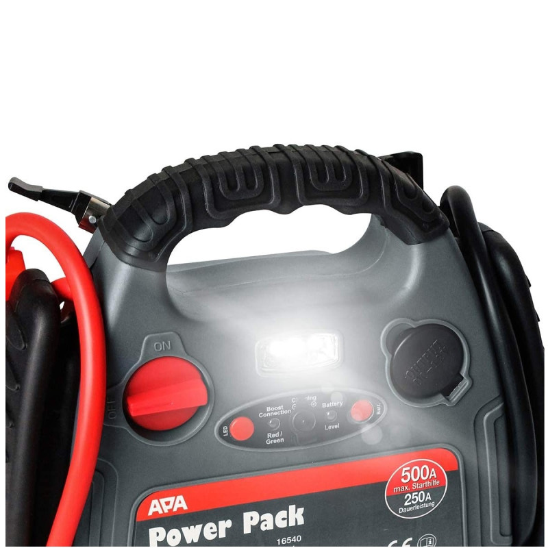 Пусковий пристрій із компресором 18 бар APA 16540 12V Power Pack Пусковий пристрій із компресором 18 бар APA 16540 12V Power Pack