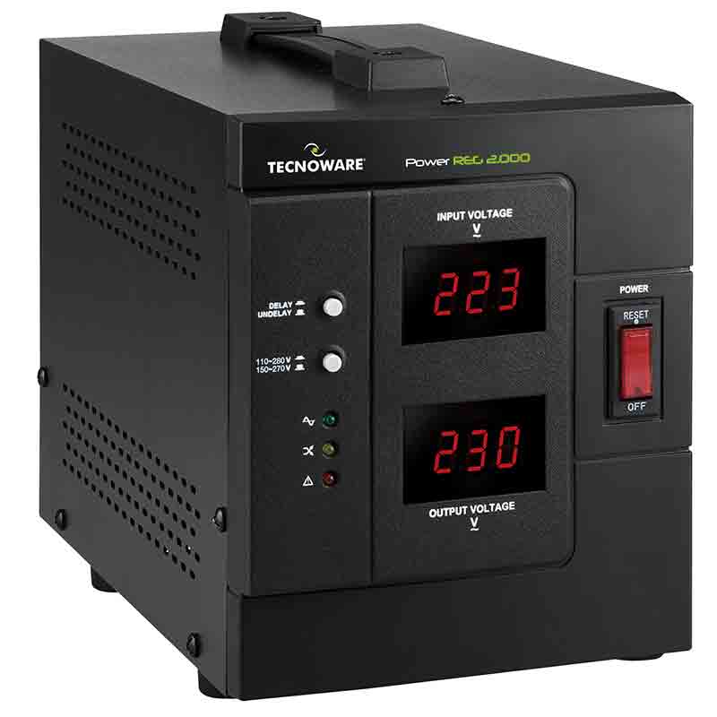 Стабілізатор напруги Tecnoware Power Reg 2000 2000VA 1600W 150Vac-270Vac