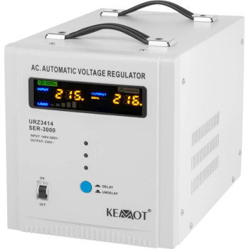Стабілізатор напруги Kemot SER-3000 3000VA 145Vac-260Vac