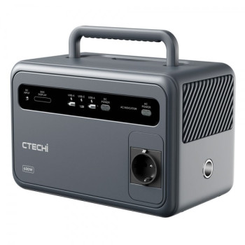 Зарядна станція CTECHi GT600, 600W, 384Wh 120000MAh (повербанк для ноутбука) LIFEPO4 Refurbished