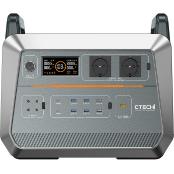 Зарядна станція CTECHi ST2000, 2000W, 1536Wh LIFEPO4 Refurbished