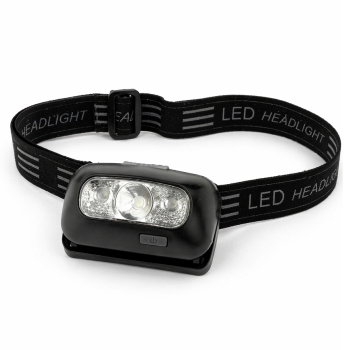 Ліхтар налобний акумуляторний B3 / LED / USB зарядка / Mini Headlamp / для кемпінгу, риболовлі, ремонту