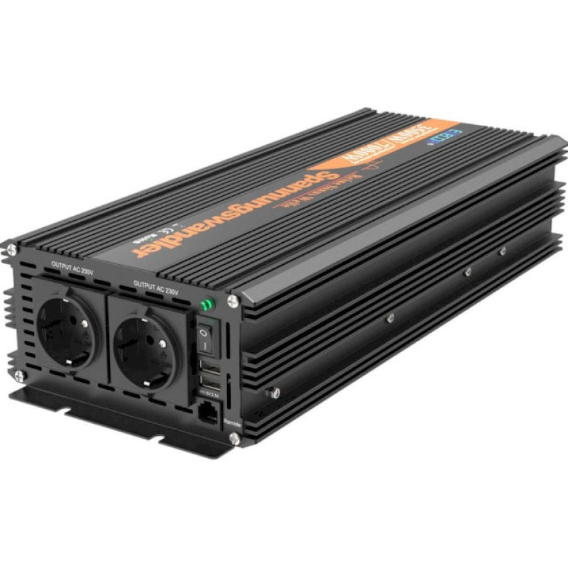 Інвертор перетворювач напруги Edecoa Pure Sine Wave 12-230v 3500/7000w синус (пульт дистанційного керування) Інвертор перетворювач напруги Edecoa Pure Sine Wave 12-230v 3500/7000w синус (пульт дистанційного керування)