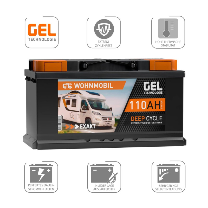 АКУМУЛЯТОР ГЕЛЕВИЙ EXACT 110АH/12V GEL АКУМУЛЯТОР ГЕЛЕВИЙ EXACT 110АH/12V GEL