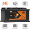 Акумулятор гелевий EXACT C100 Solar Batterie 100Аh/12V GEL Акумулятор гелевий EXACT C100 Solar Batterie 100Аh/12V GEL