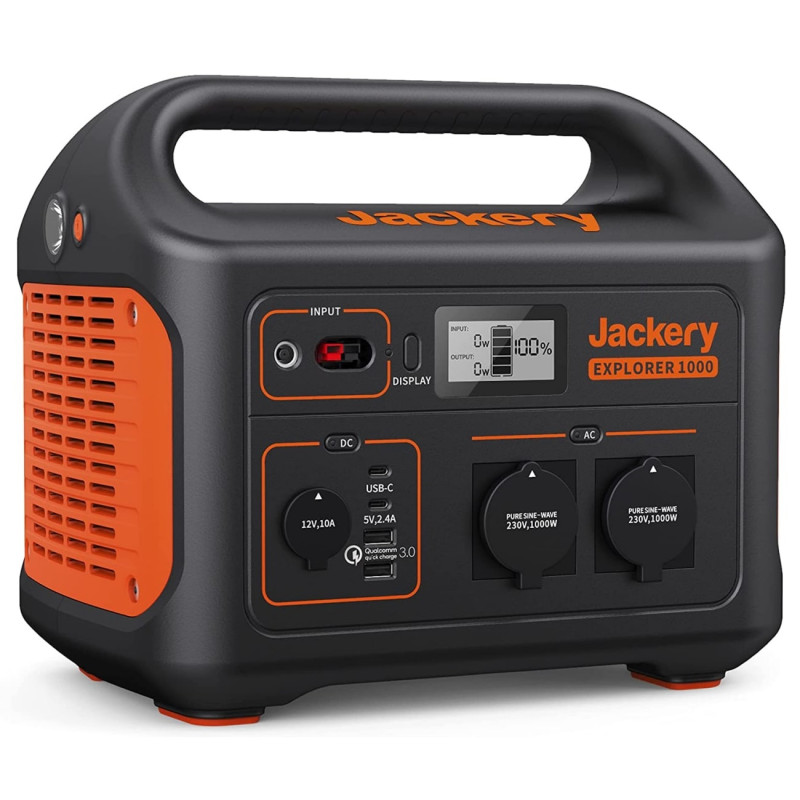 Зарядна станція JACKERY EXPLORER 1000, ПОРТАТИВНА ЕЛЕКТРОСТАНЦІЯ 1002 ВТ⋅Ч