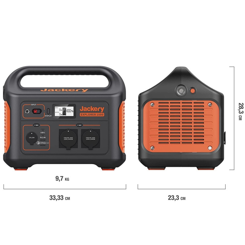 Зарядна станція JACKERY EXPLORER 1000, ПОРТАТИВНА ЕЛЕКТРОСТАНЦІЯ 1002 ВТ⋅Ч Зарядна станція JACKERY EXPLORER 1000, ПОРТАТИВНА ЕЛЕКТРОСТАНЦІЯ 1002 ВТ⋅Ч