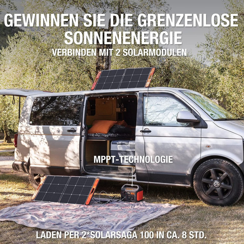 Портативна електростанція Jackery Explorer 1000 + сонячна панель SolarSaga 100W+100W Портативна електростанція Jackery Explorer 1000 + сонячна панель SolarSaga 100W+100W