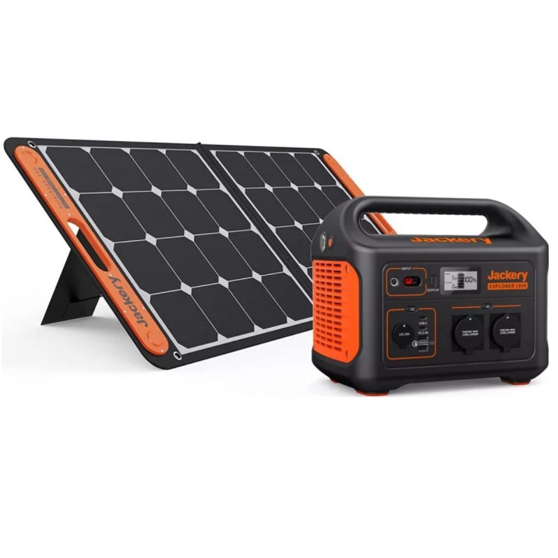 Портативна електростанція Jackery Explorer 1000 + сонячна панель SolarSaga 100W+100W Портативна електростанція Jackery Explorer 1000 + сонячна панель SolarSaga 100W+100W