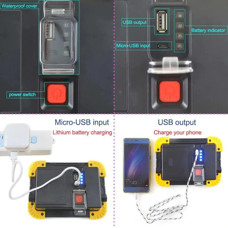 Автономний LED прожектор L811-20W Автономний LED прожектор L811-20W