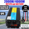 Інвертор перетворювач напруги Lvyuan 2000W 12-230v 2000/4000w чистий синус Інвертор перетворювач напруги Lvyuan 2000W 12-230v 2000/4000w чистий синус