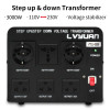 Перетворювач напруги LVYUAN VTEU-5000 3000Вт 110В/220В Перетворювач напруги LVYUAN VTEU-5000 3000Вт 110В/220В