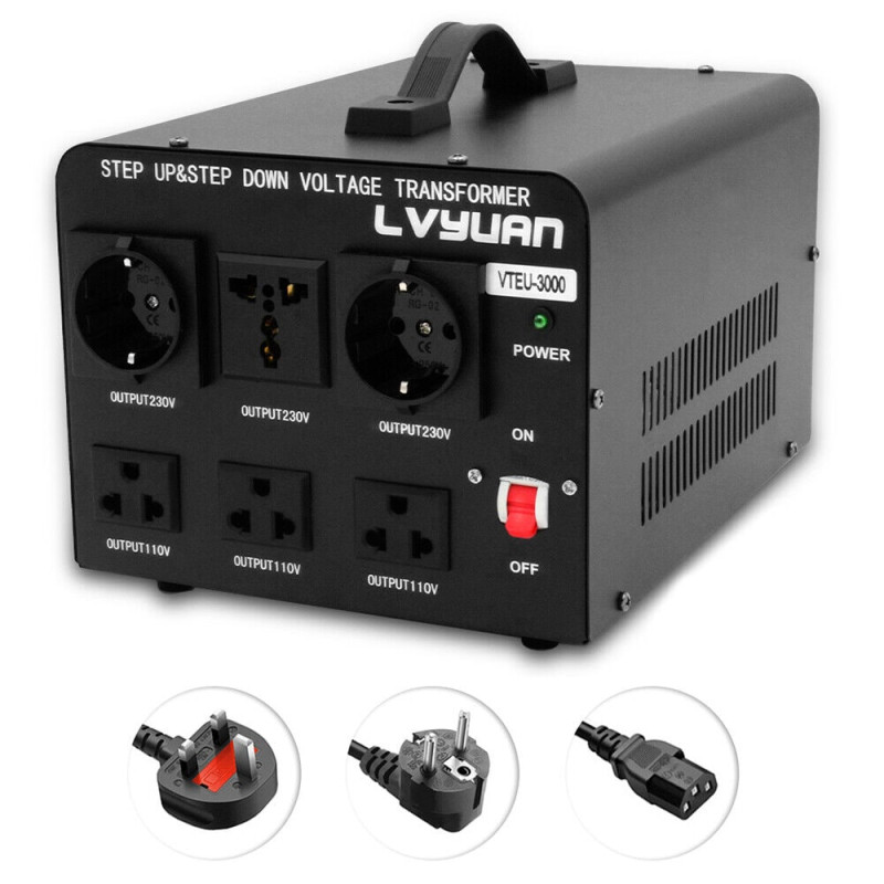 Перетворювач напруги LVYUAN VTEU-5000 3000Вт 110В/220В Перетворювач напруги LVYUAN VTEU-5000 3000Вт 110В/220В