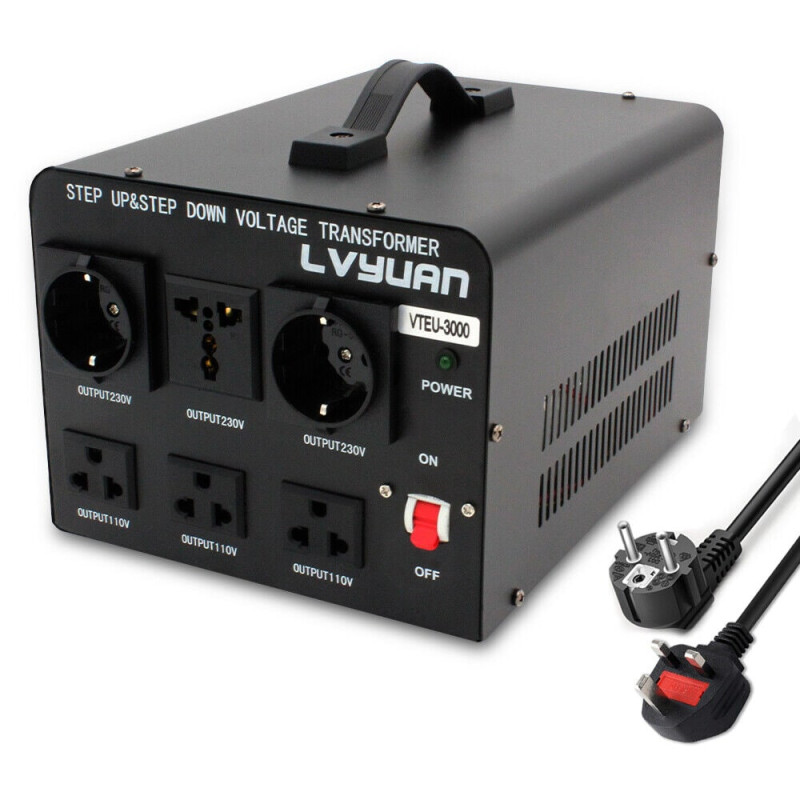 Перетворювач напруги LVYUAN VTEU-5000 3000Вт 110В/220В Перетворювач напруги LVYUAN VTEU-5000 3000Вт 110В/220В