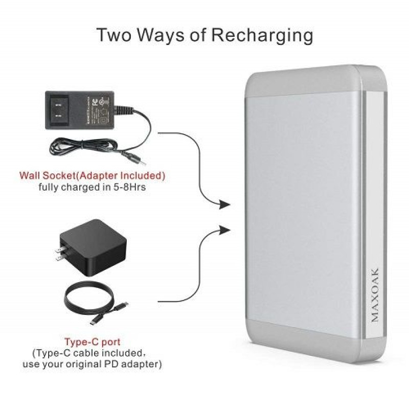 Повербанк для ноутбука, смартфона, роутера Maxoak Power Bank 36000 mAh K3 Повербанк для ноутбука, смартфона, роутера Maxoak Power Bank 36000 mAh K3