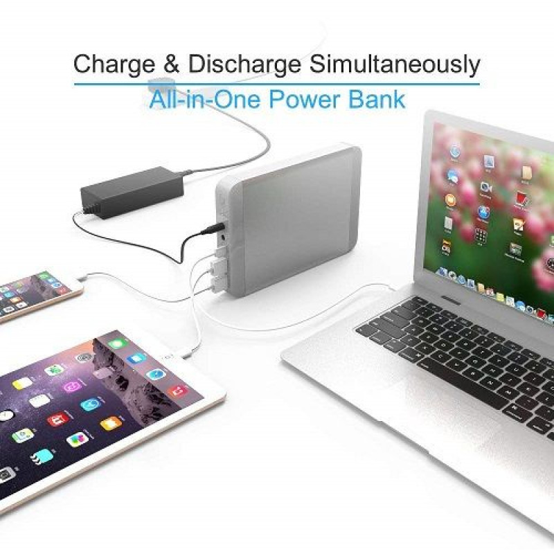 Повербанк для ноутбука, смартфона, роутера Maxoak Power Bank 36000 mAh K3 Повербанк для ноутбука, смартфона, роутера Maxoak Power Bank 36000 mAh K3
