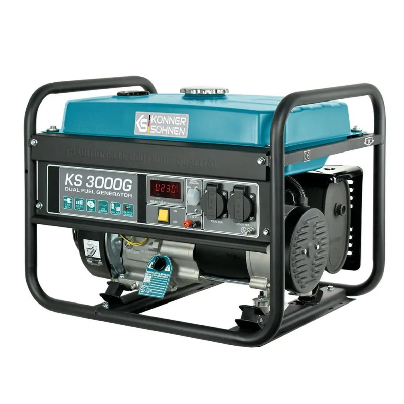 Газобензиновий генератор Konner&Sohnen KS 3000G LPG 2.6 кВт/3.0 кВт Газобензиновий генератор Konner&Sohnen KS 3000G LPG 2.6 кВт/3.0 кВт