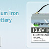 Літій-залізо-фосфатний акумулятор TCBWorth 12.8V 100An 1280Wh LiFePO4