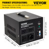 Перетворювач напруги Vevor ST-3000VA 3000Вт 110В/220В Перетворювач напруги Vevor ST-3000VA 3000Вт 110В/220В
