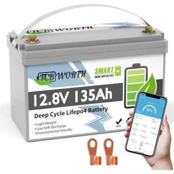 Літій-залізо-фосфатний акумулятор TCBWorth YD12135 12.8V 135Ah 1728Wh LiFePO4