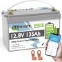 Літій-залізо-фосфатний акумулятор TCBWorth YD12135 12.8V 135Ah 1728Wh LiFePO4
